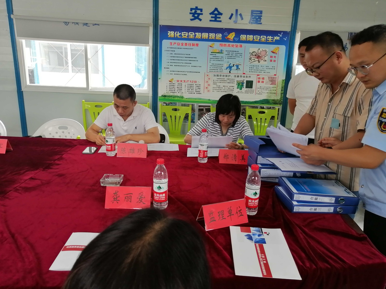 省保障農民工工資支付工作考核組深入松溪縣熹茗白茶加工及產業(yè)技術基地建設項目(一期)開展2022年度保障農民工工資支付考核工作